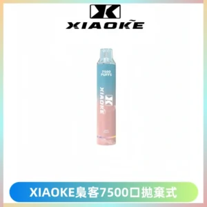 XIAOKE梟客7500Puffs跑馬燈拋棄式電子煙 可發光一次性